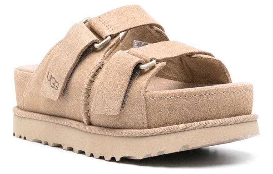 Женские горки Goldenstar Hi Slide «Песочный» Ugg — фото 2