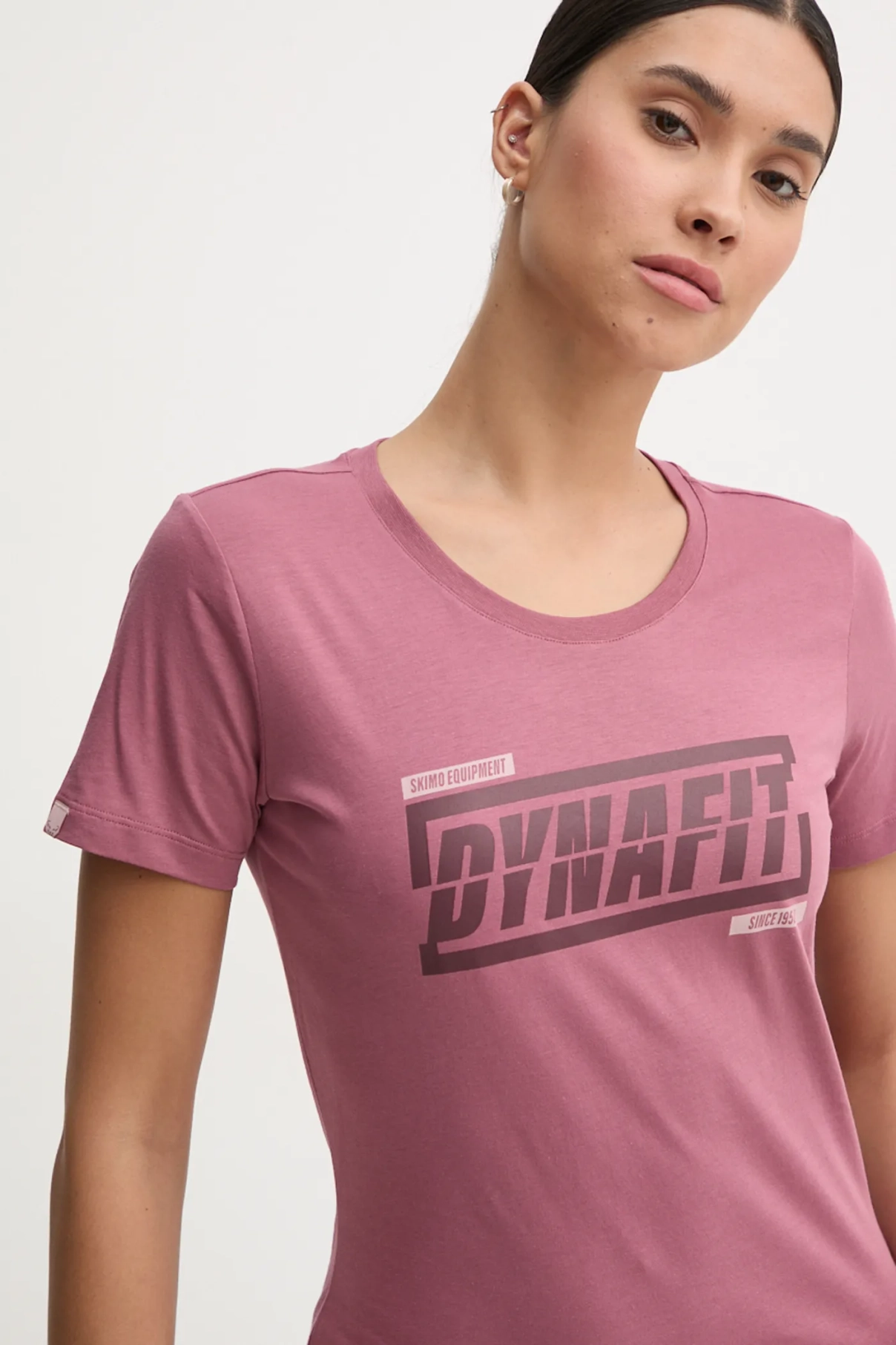

Футболка с графическим рисунком Dynafit, розовый