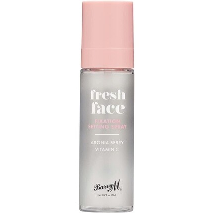 

Спрей для фиксации макияжа Fresh Face Fixation с ягодами черноплодной рябины и прозрачным фиксирующим финишем витамина С, Barry M, Розовый, Спрей для фиксации макияжа Fresh Face Fixation с ягодами черноплодной рябины и прозрачным фиксирующим финишем витам
