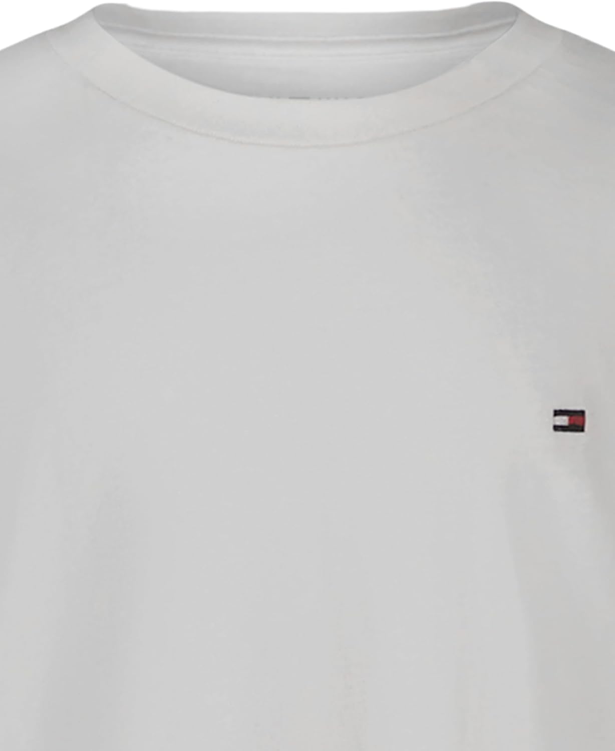 Футболка Tommy Hilfiger Boys с длинным рукавом и круглым вырезом, Half And Half White — фото 4