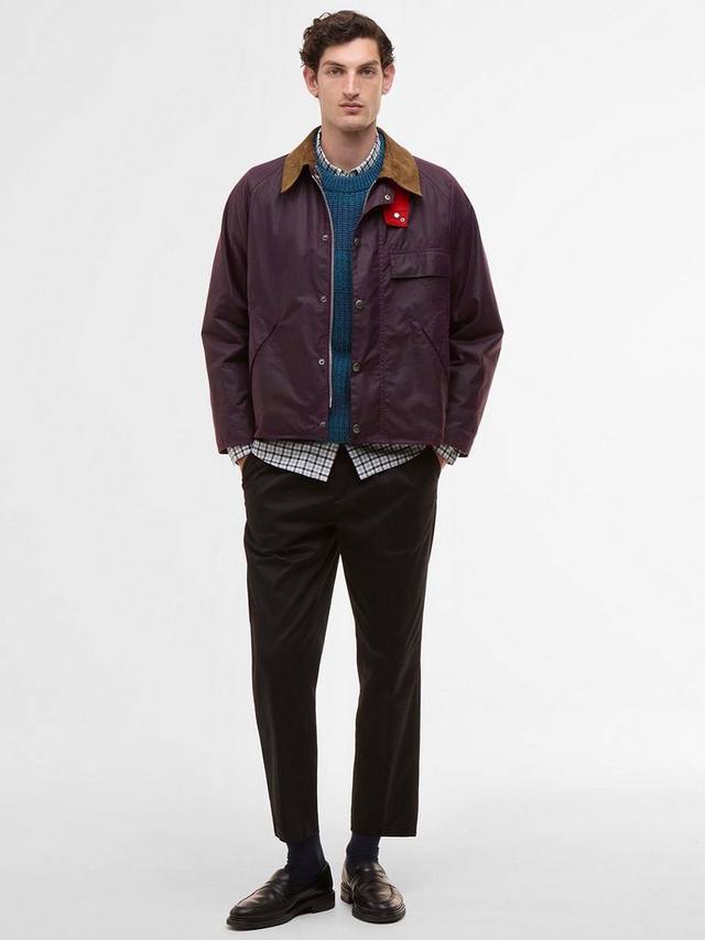 

Куртка Paul Smith Transport из вощеного хлопка Barbour, Grape