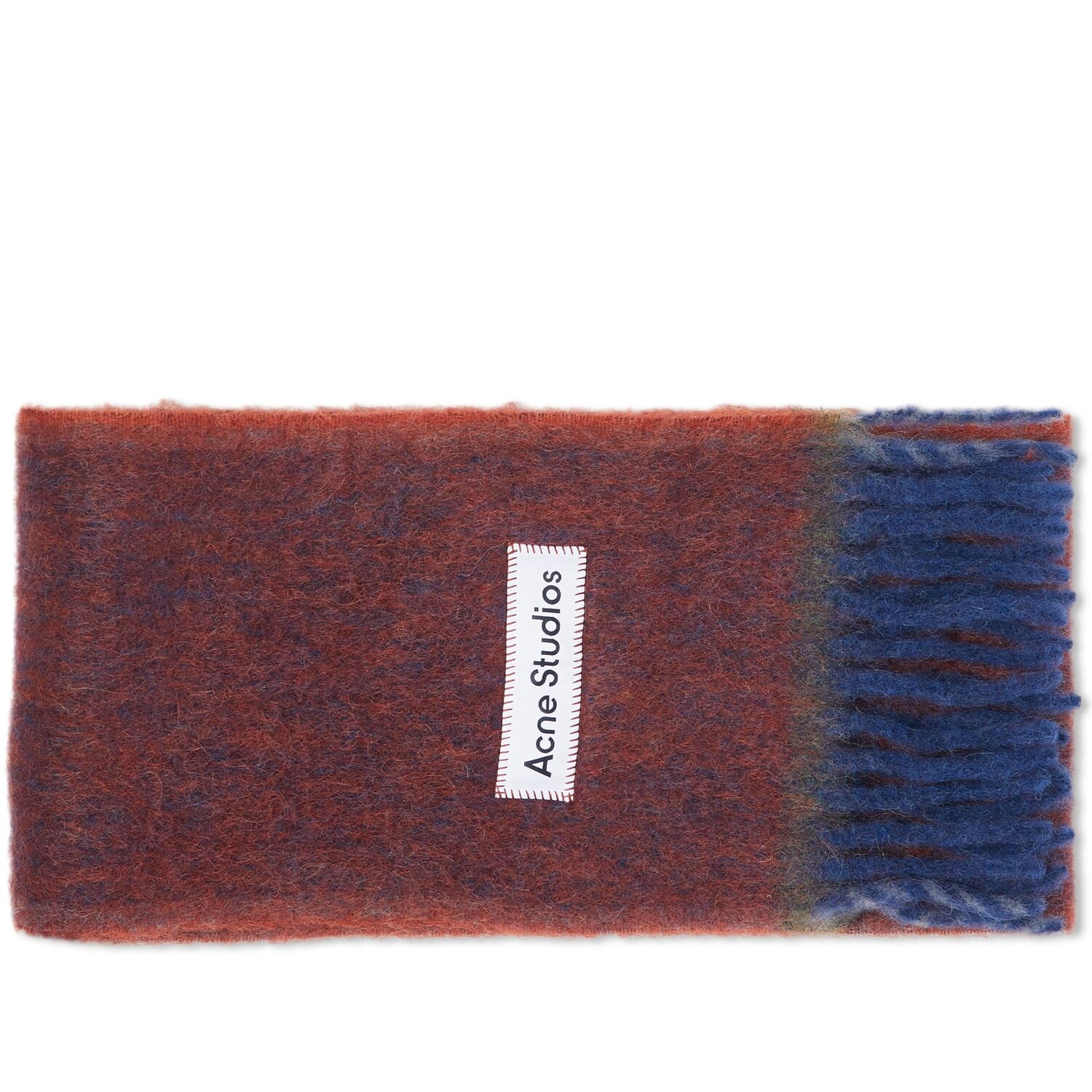 

Шарф Acne Studios Vally Solid, цвет Aubergine Blue