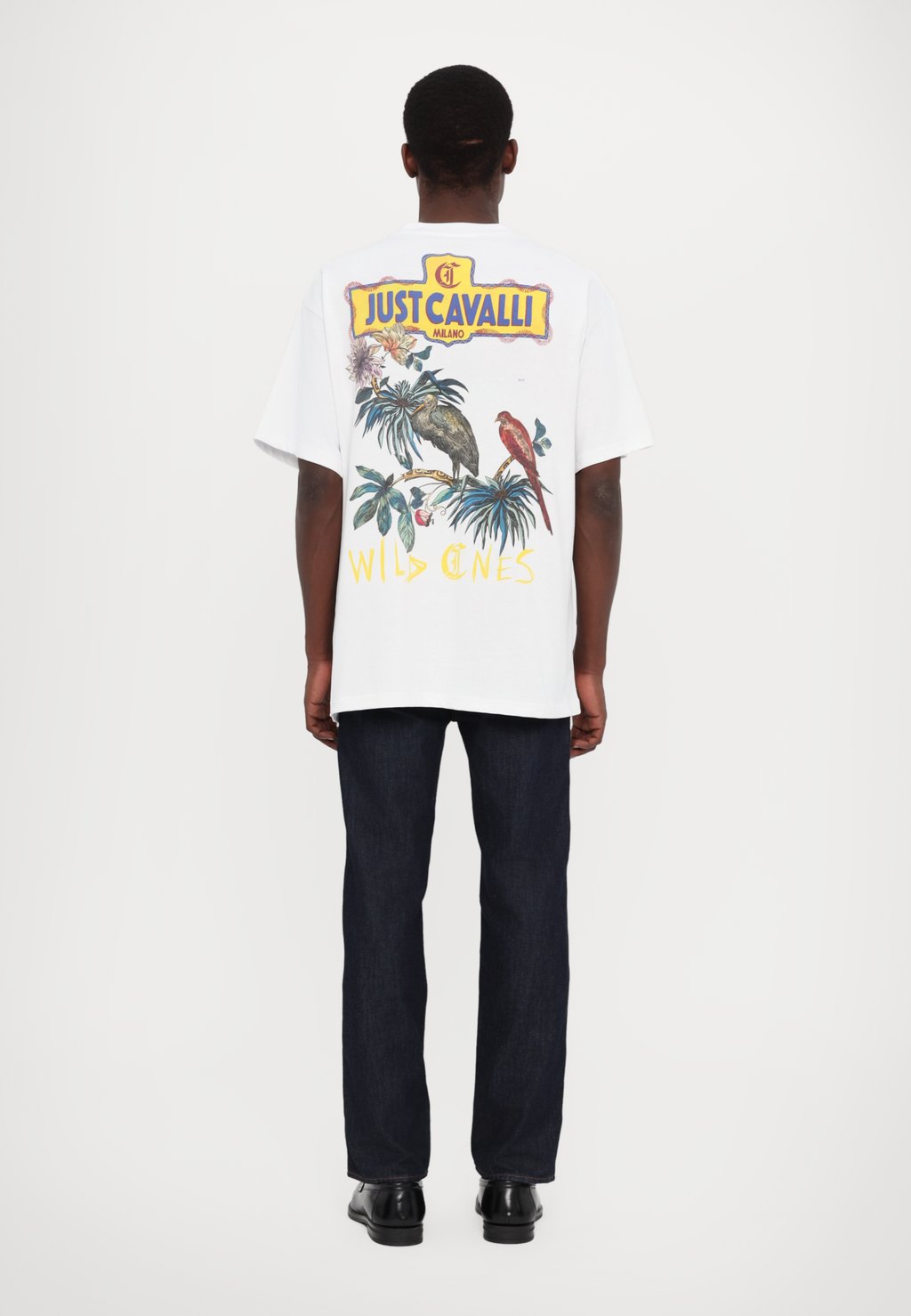 

Футболка с принтом FOREST BACK PRINT Just Cavalli, белый
