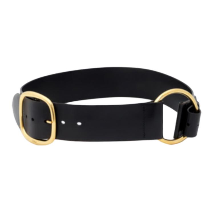 

Кожаный пояс Анита Chloé, черный