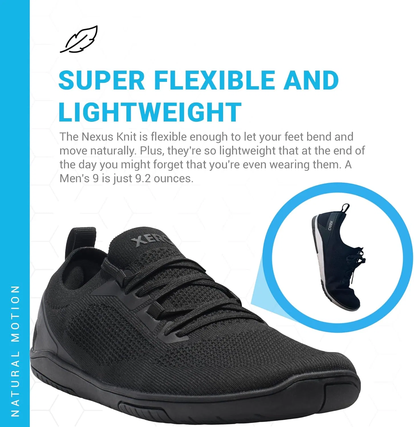 Кроссовки Xero Shoes Herren Nexus Knit Barfußschuh, Black — фото 4