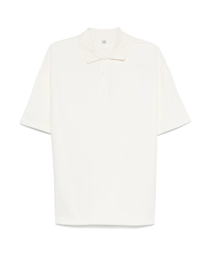 

Футболка цвета слоновой кости с вышитым логотипом C.P. Company, бежевый