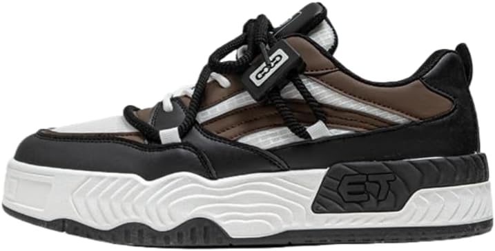 

Мужские кроссовки - дышащие, повседневные туфли с эффектом увеличения роста, мягкой резиновой подошвой для любого сезона Clolinde, белый/черный