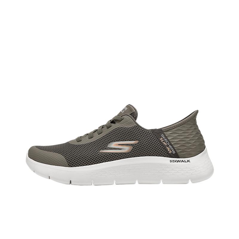 

Skechers Мужские кроссовки GO WALK с низким верхом, устойчивые к истиранию, коричневые