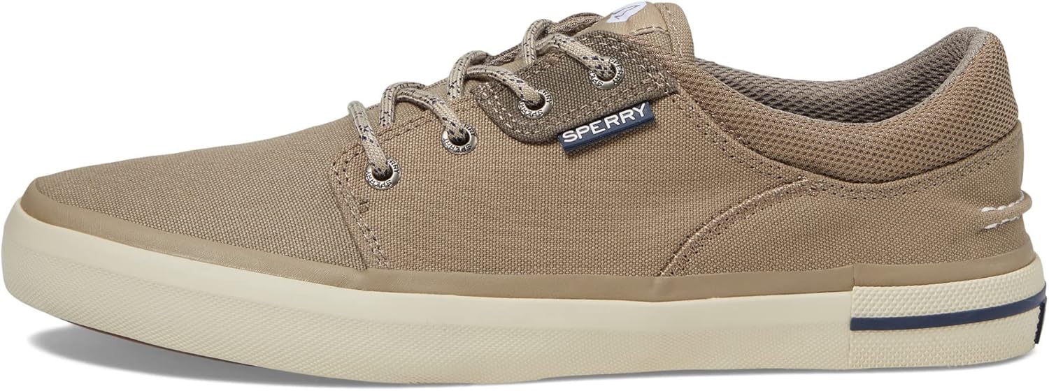 Мужские кроссовки Sperry Crossjack на шнуровке повседневные - белые — фото 4
