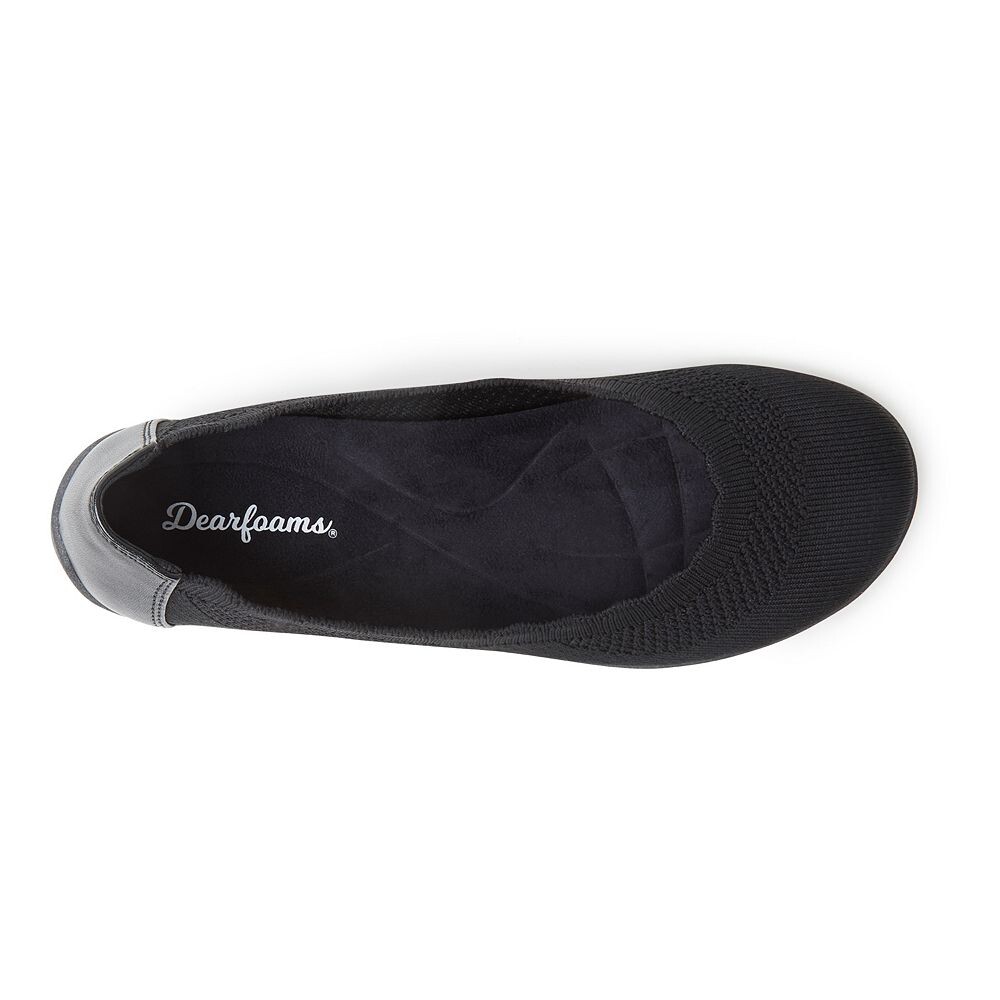 Женские балетки Original Comfort от Dearfoams Misty, цвет Black Multi — фото 4