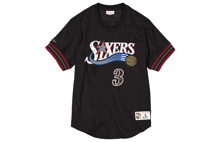 

Mitchell & Ness Футболка унисекс черная Mitchell Ness