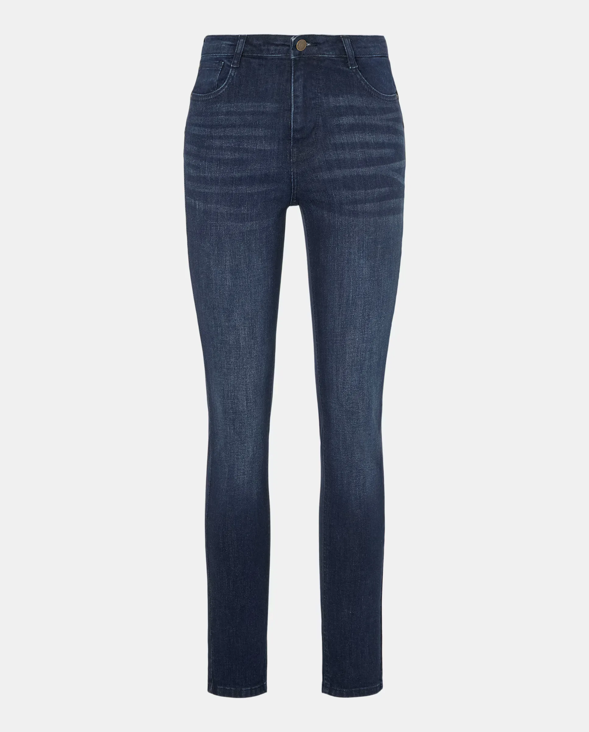 

Женские однотонные узкие джинсы Southern Cotton, синий