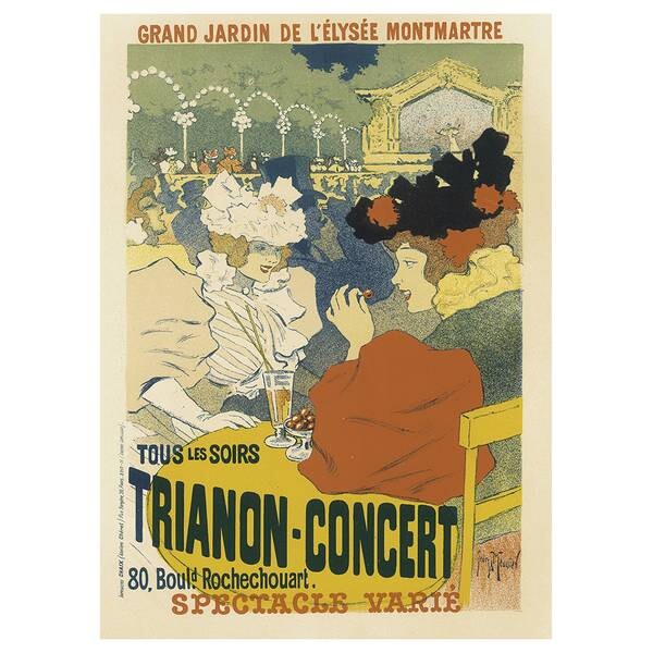 

Картина на холсте LegendArte Trianon Concert, многоцветный
