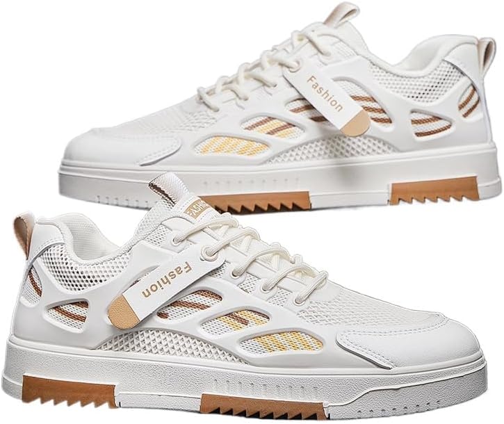 

Мужские спортивные кроссовки для бега, трейловые сникерсы, модная спортивная обувь для тренировок в зале, тенниса, ходьбы, повседневная обувь для тренировок, кроссовки Hhhchpm, бежевый