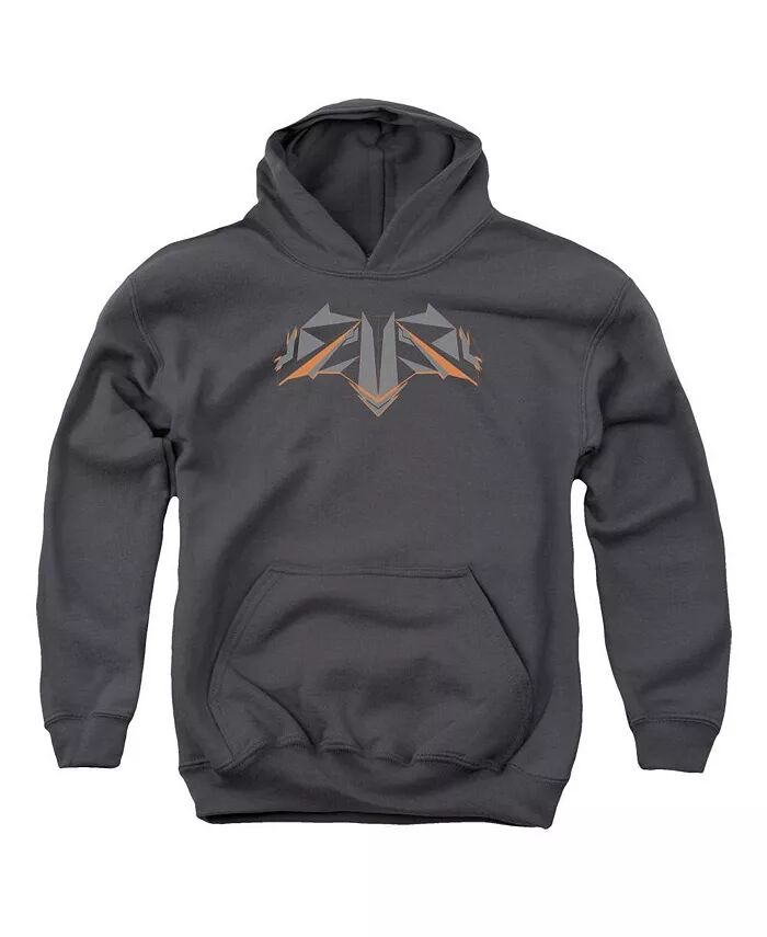 

Толстовка с капюшоном Youth Tech Bat Logo Pull Over Hoodie/Свитшот с капюшоном Batman V Superman, серый