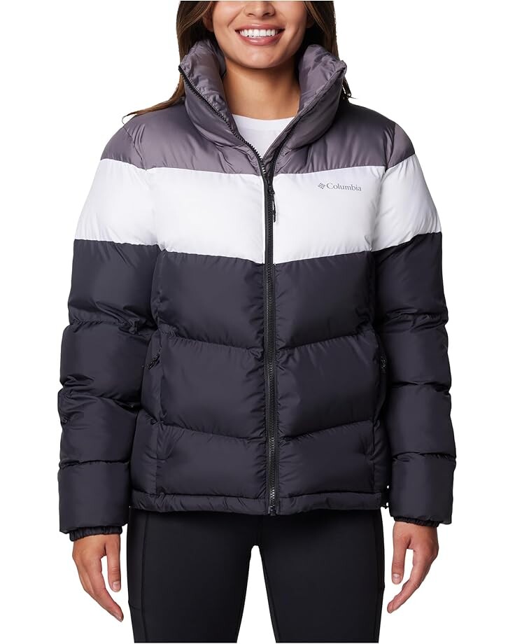 

Куртка Columbia Puffect II Colorblock Jacket, цвет Black/White/City Grey