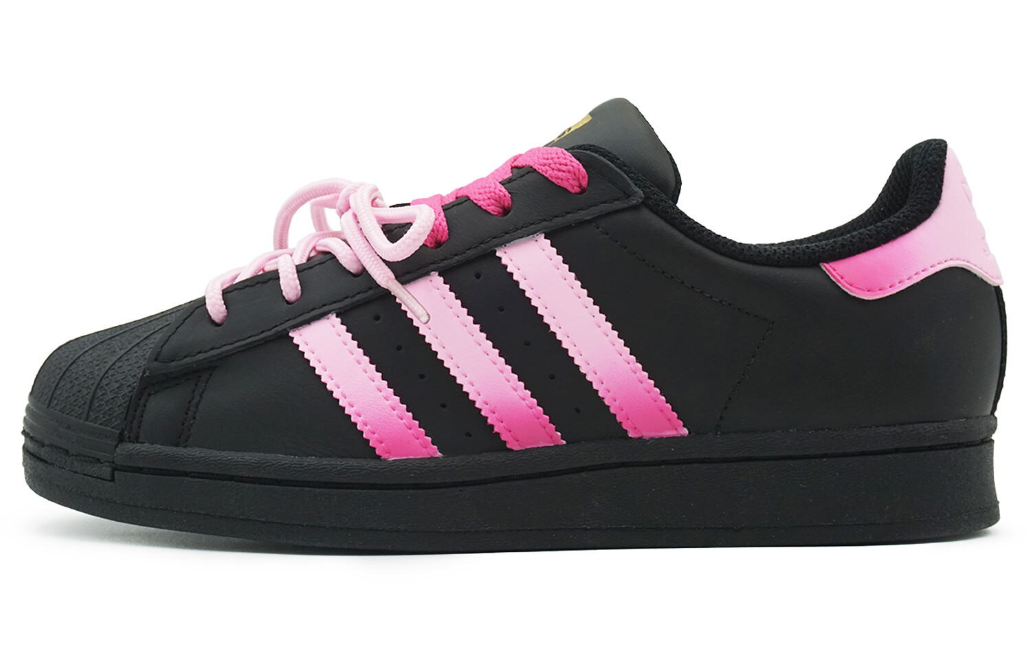 

Кроссовки adidas originals Superstar Skateboarding Shoes Unisex Low-top Black/pink, черный