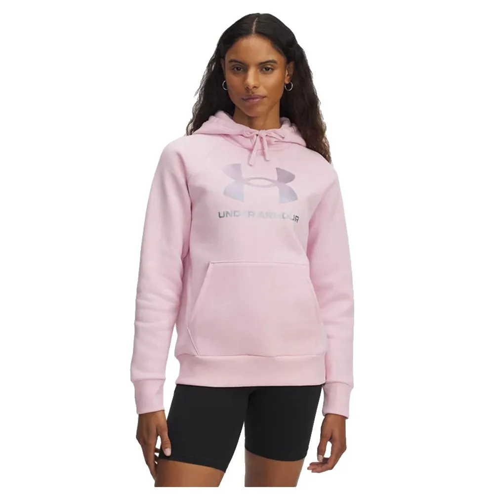 

Худи Under Armour Rival Fleece Shimmer, розовый