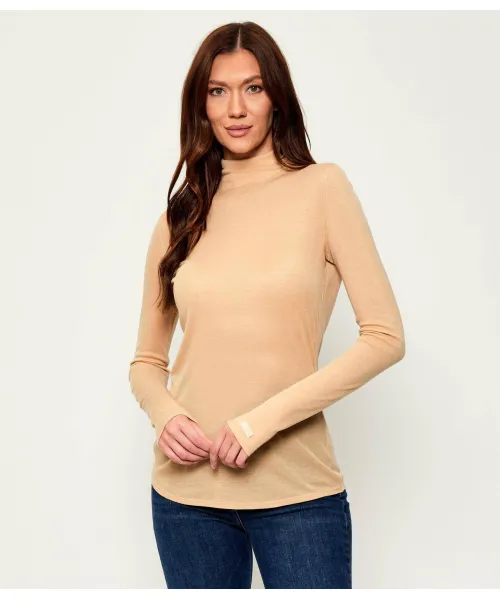 

Водолазка Slim fit Elisabetta Franchi, бежевый