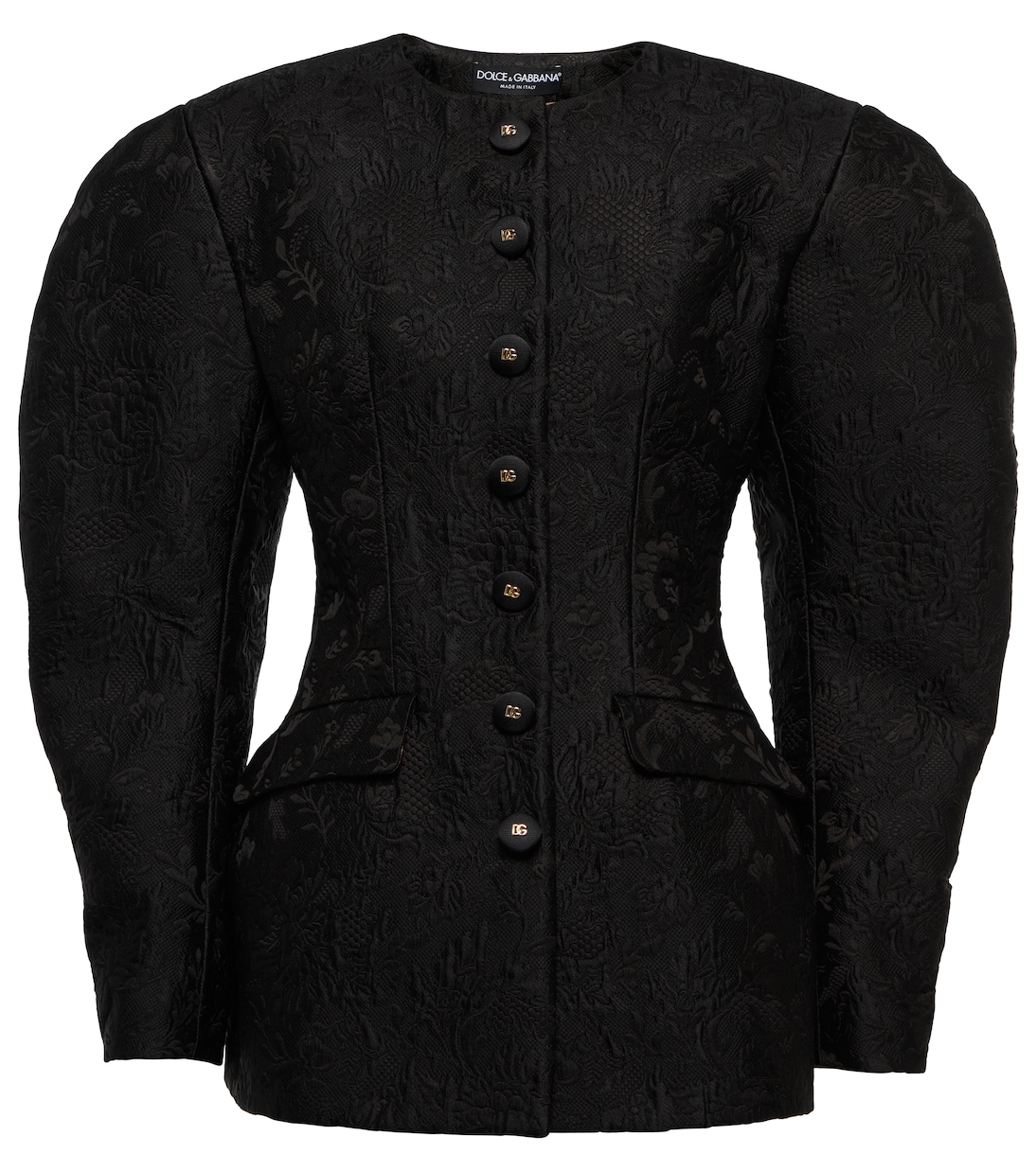 

Жакет из жаккардового хлопка и шелка Dolce&Gabbana, черный
