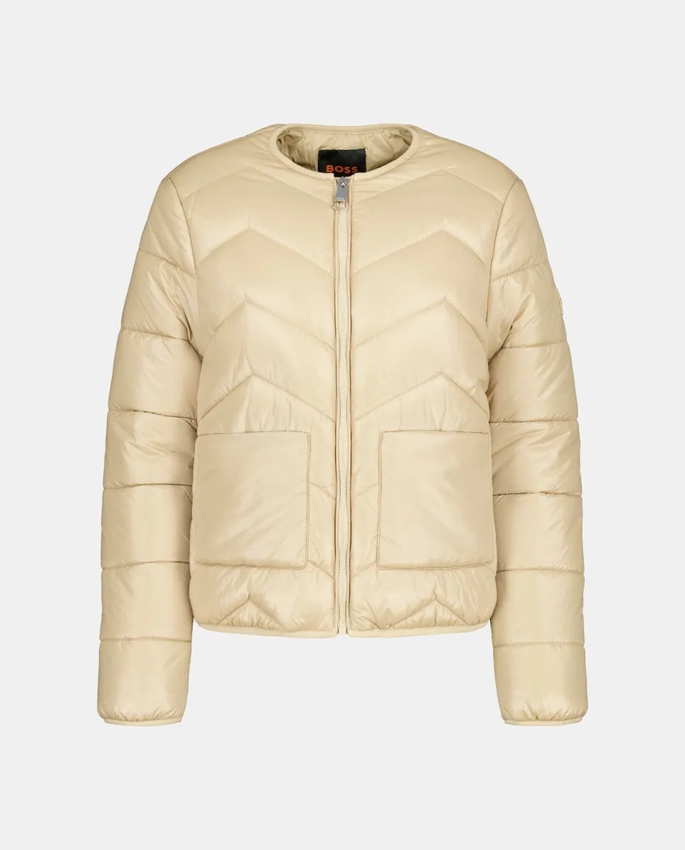 

Сверхлегкая стеганая куртка Boss Orange, светло-коричневый