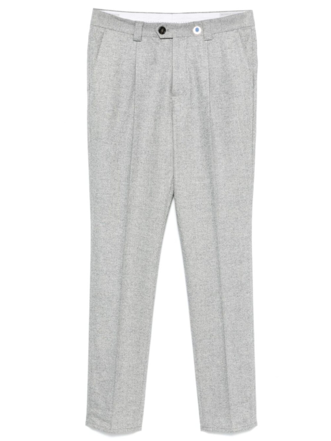 

Brunello Cucinelli брюки с узором в елочку, серый