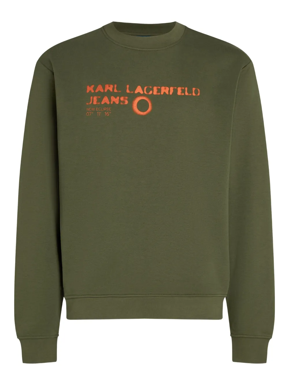 

Толстовка Eclipse с логотипом Karl Lagerfeld Jeans, зеленый