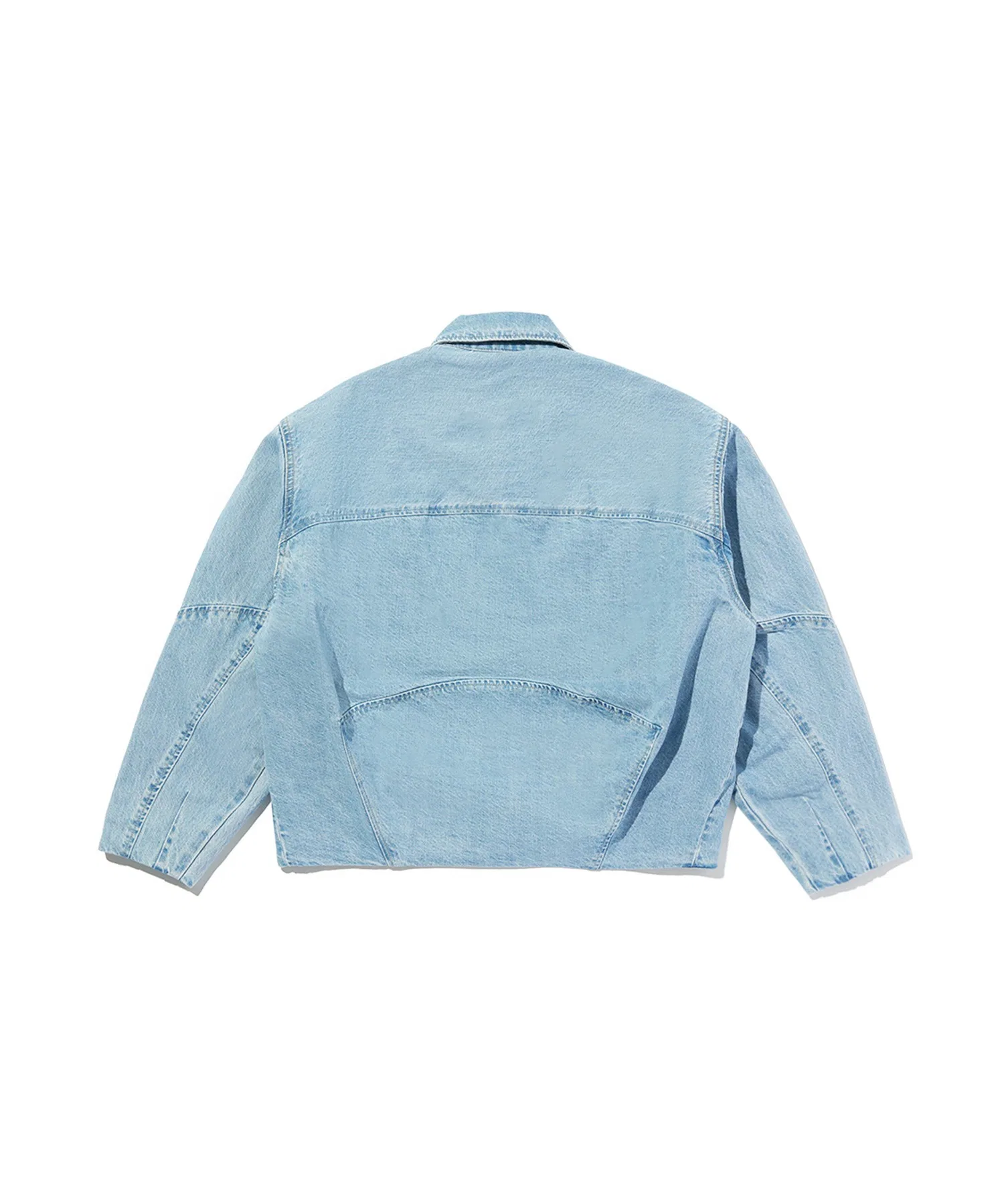 Женская куртка Levi's BLUETAB LINED из денима с синими швами, индиго — фото 4
