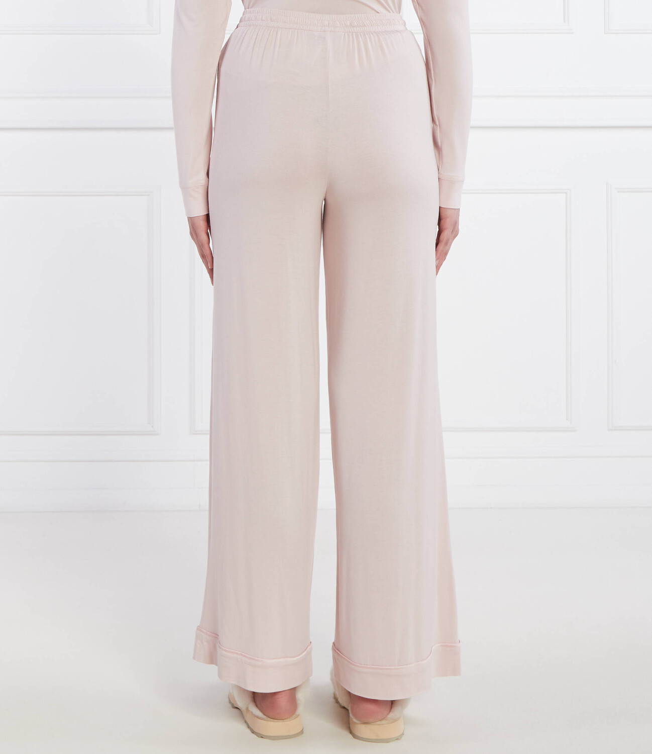 Спортивные брюки Tommy Hilfiger del pigiama Relaxed fit, пудрово-розовый — фото 4