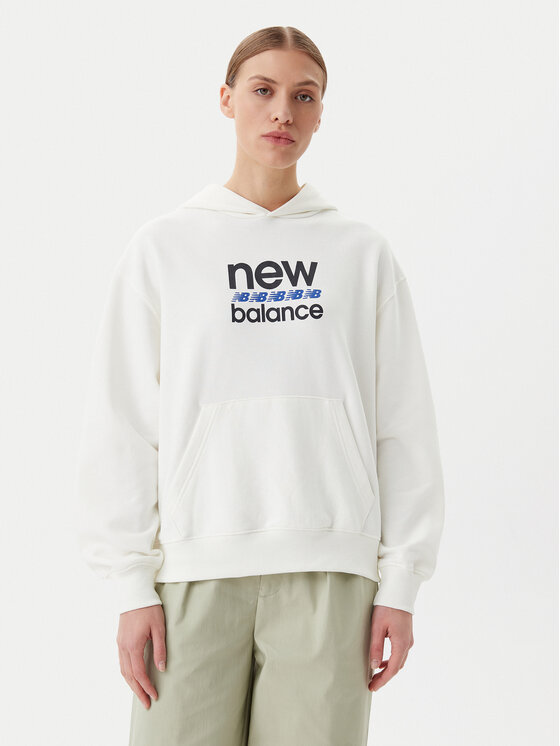 

Свободный крой толстовки Sport Graphic WT51519 New Balance, белый