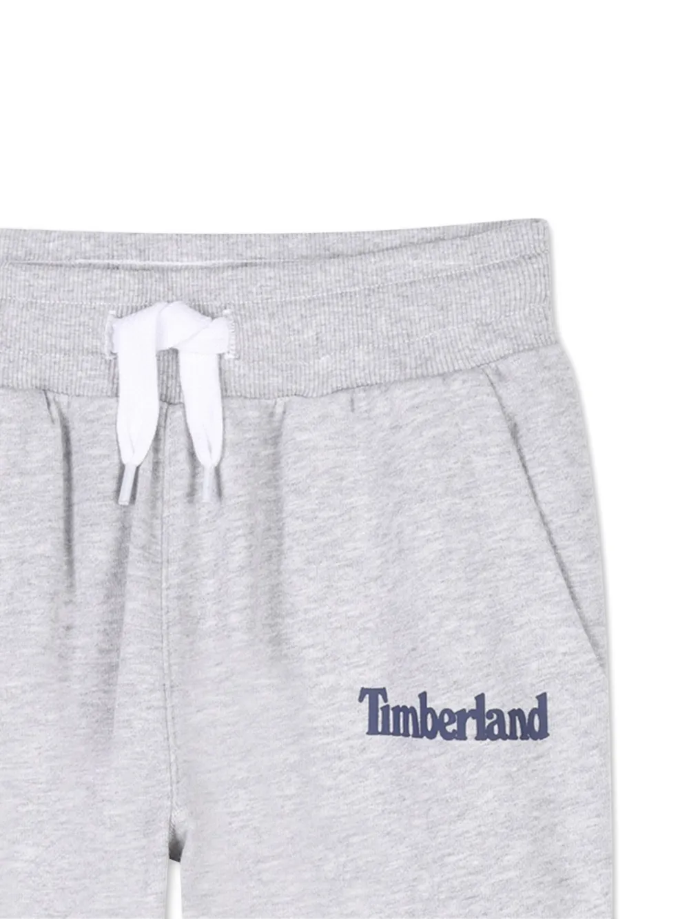 Спортивные брюки с логотипом Timberland Kids, серый — фото 3