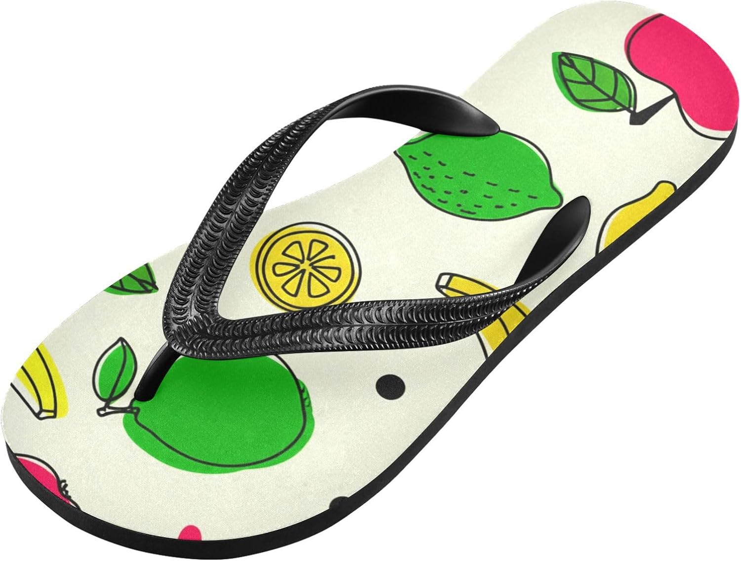 

Женские пляжные летние повседневные шлепанцы с фруктовым принтом, быстро сохнущие сандалии для мужчин A2301252 Umiriko