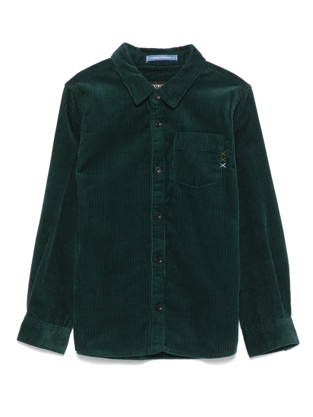 

Вельветовая рубашка Scotch & Soda, зеленый