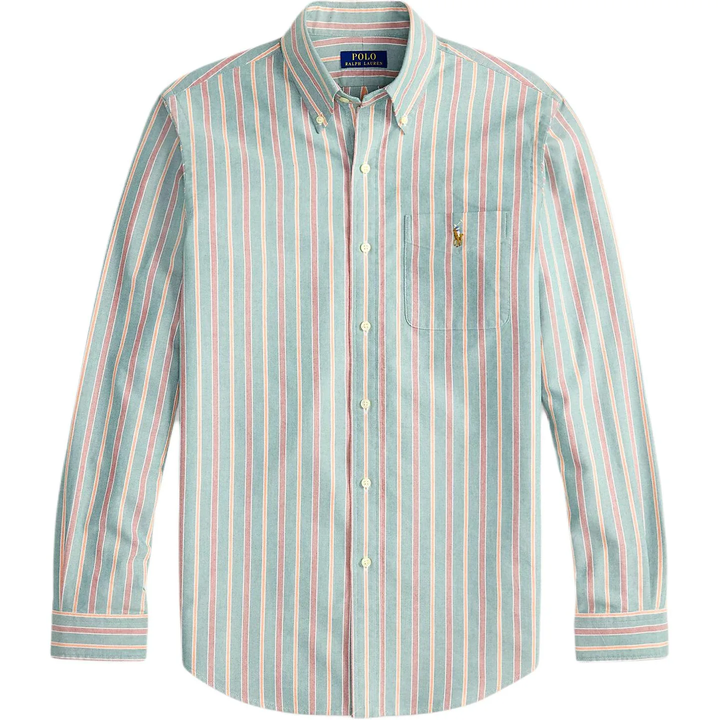 Полосатая рубашка Polo Ralph Lauren, Green Red Multicolor