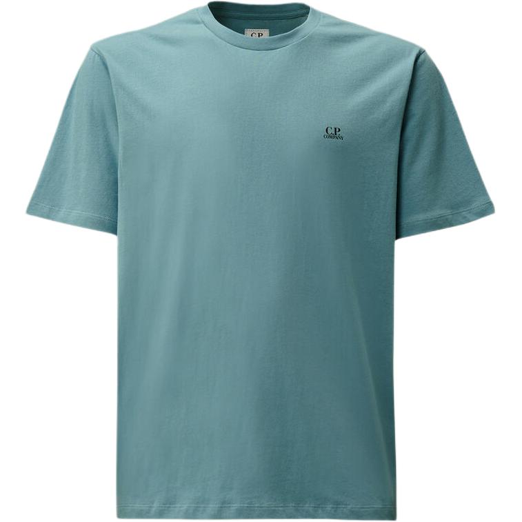 

Футболка из хлопка с логотипом C.P.Company, aegean sea синий