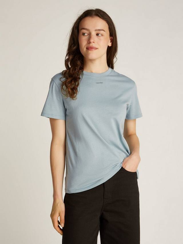 

Футболка из хлопчатобумажного джерси nano regular fit Calvin Klein, цвет Arona