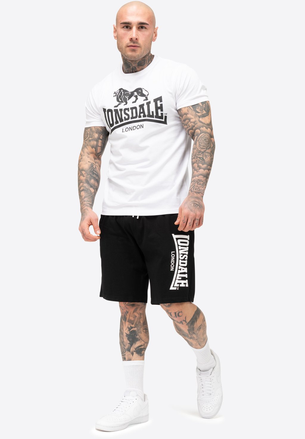 

Футболка с принтом SET NORMALE PASSFORM MAIR - Tracksuit bottoms Lonsdale, белый