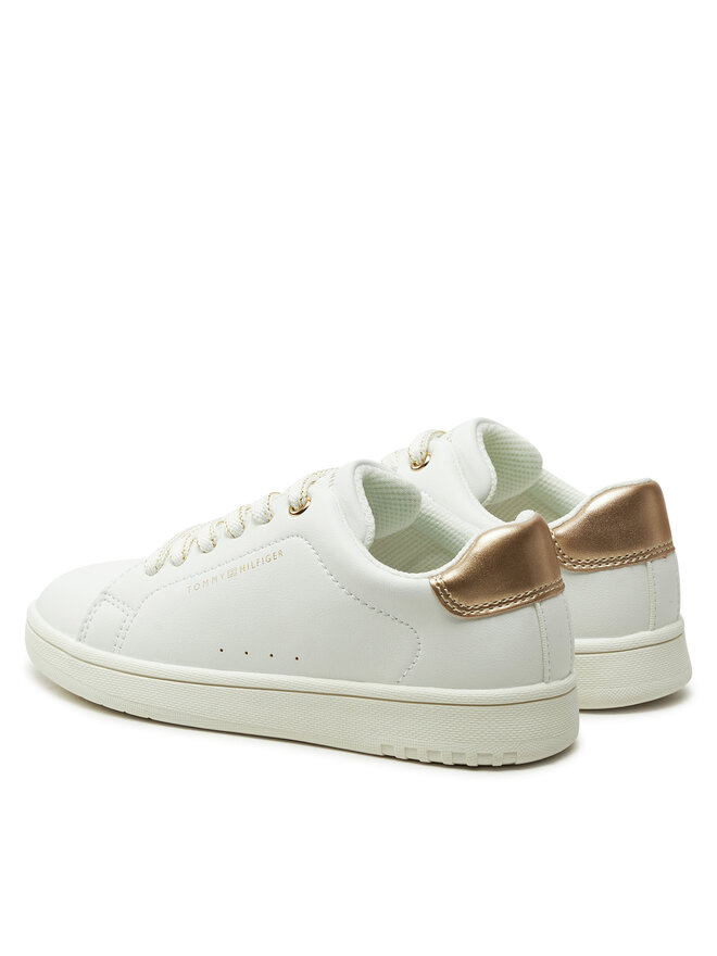 Кроссовки Tommy Hilfiger Low Cut Lace-Up Sneaker T3A9-33736-1355 M, белый — фото 3