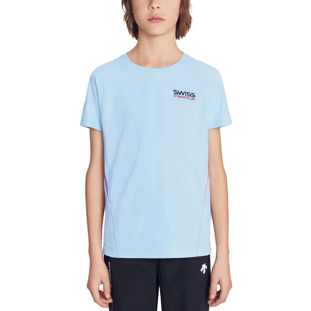 Футболка беговая DESCENTE синяя