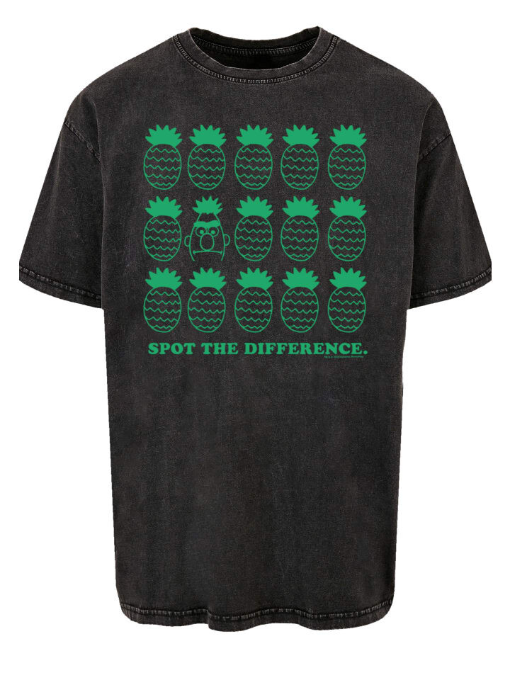 

Футболка F4NT4STIC Oversize T-Shirt Sesamstraße Bert Spot, черный