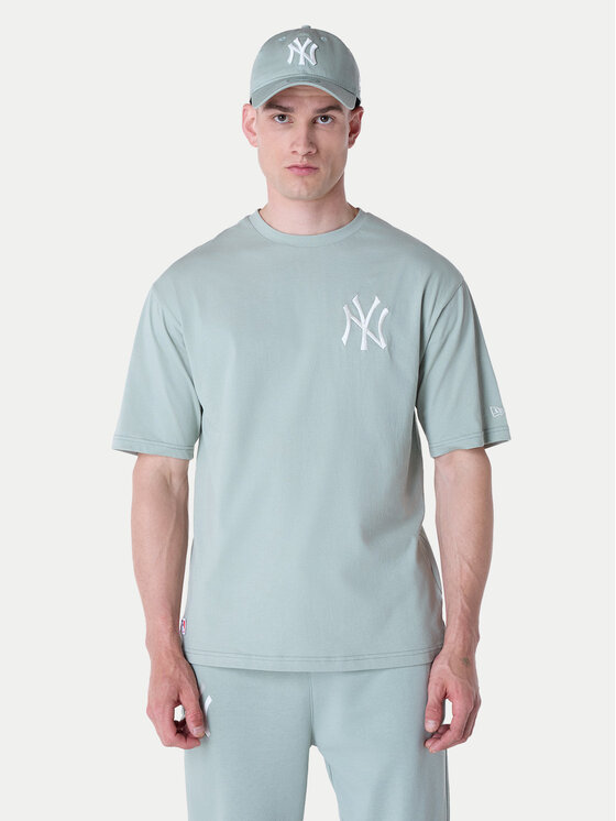 

Футболка обычного кроя New York Yankees MLB League Essential Pastel 60596180 New Era, зеленый