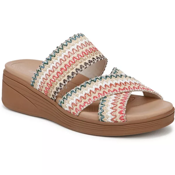 Женские босоножки Fiona на танкетке с ремешками Lifestride, цвет natural raffia