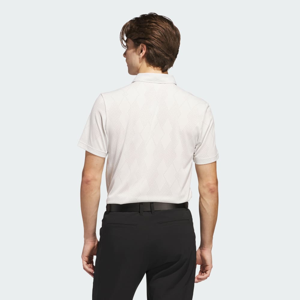 Спортивная футболка Adidas Ultimate365 Micro Texture Polo Shirt, белый — фото 2