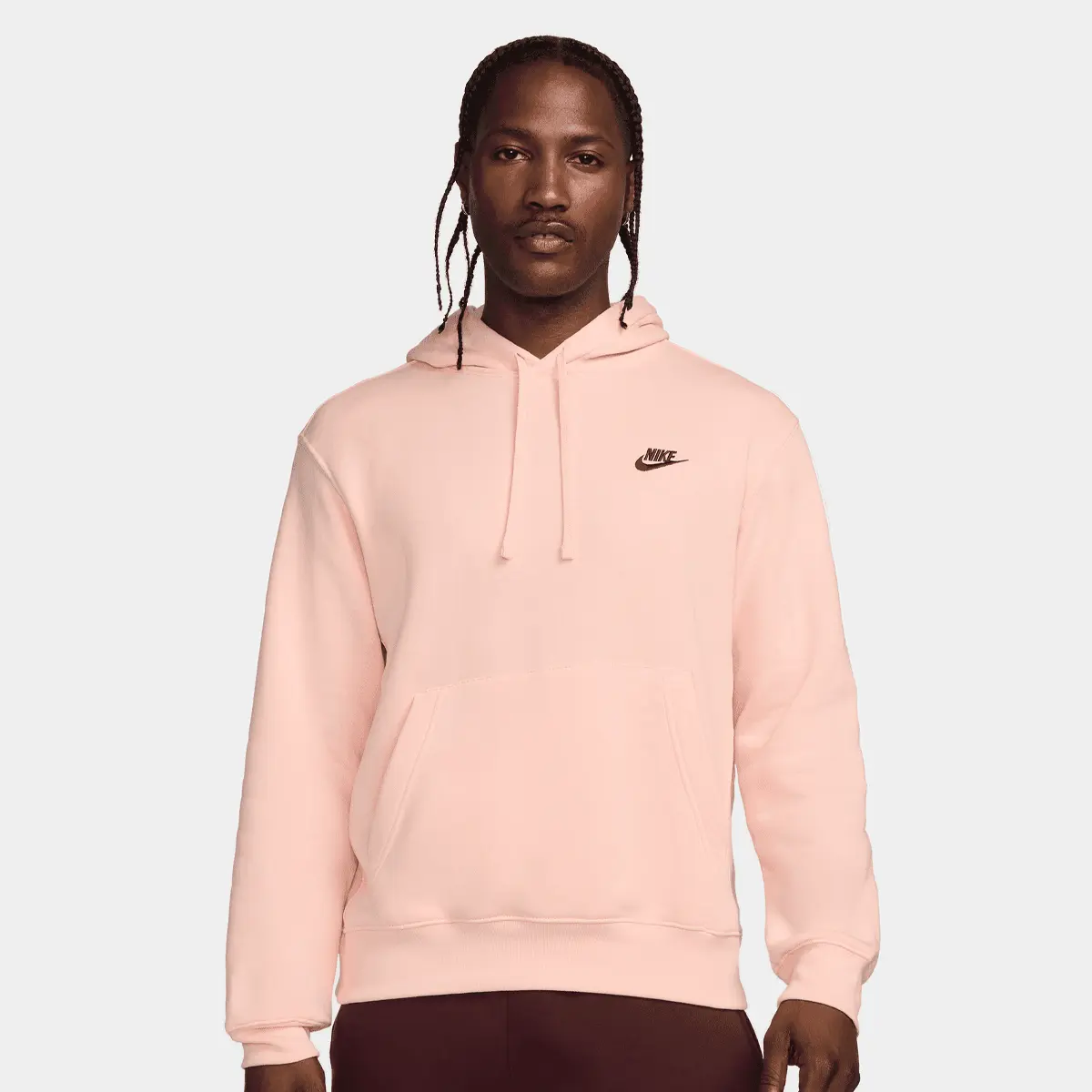 

Толстовка Nike Sportswear Club Fleece, розовый