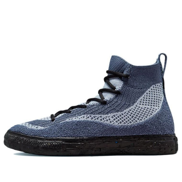 

Кроссовки renew chuck taylor all star crater knit high 'steel ghost' Converse, синий