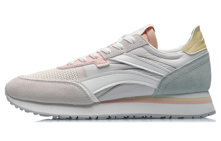 

Кроссовки женские ChengFeng Running Shoes Low-top Pink/white/green Lining
