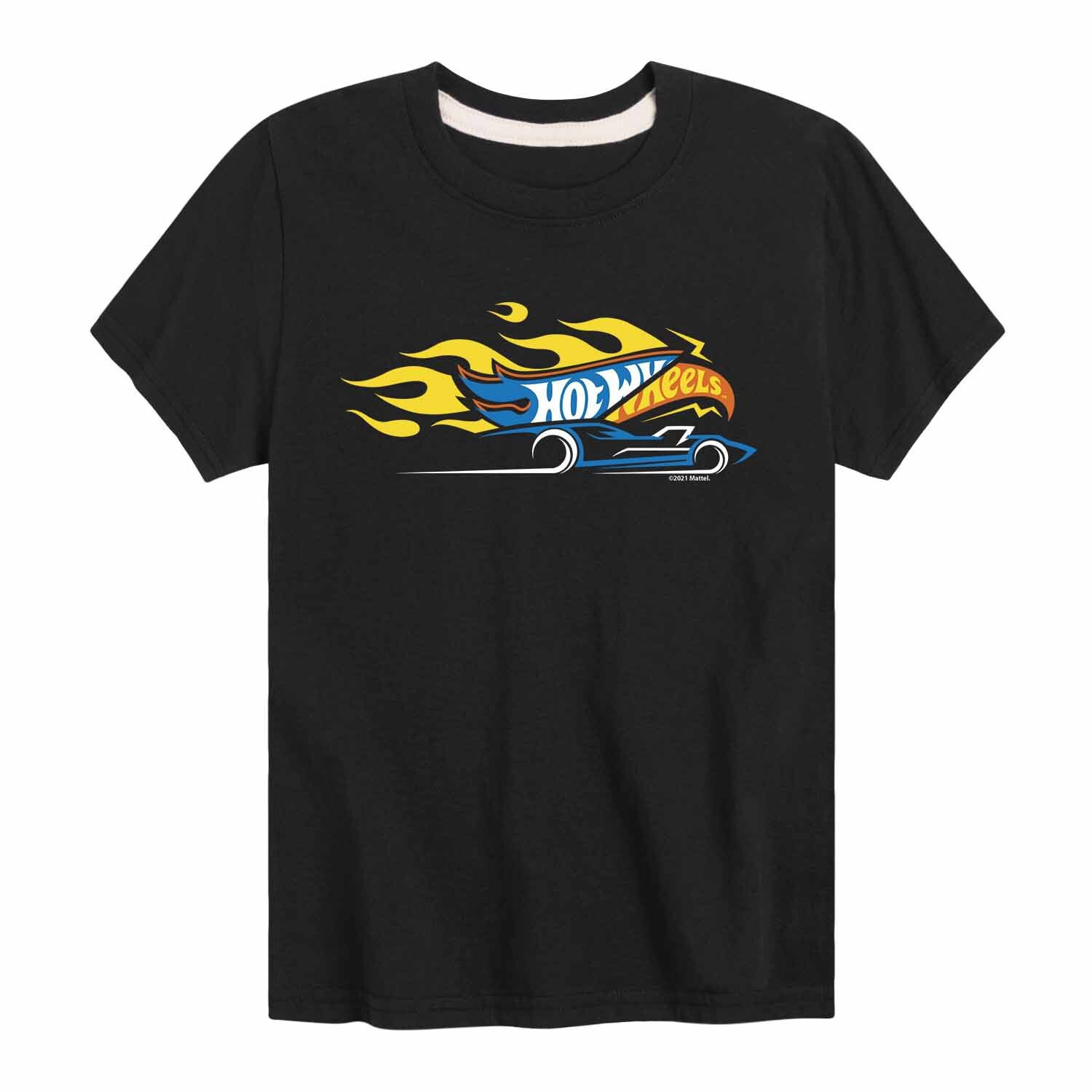 

Футболка Hot Wheels с графическим логотипом пламени для мальчиков 8–20 лет Hot Wheels