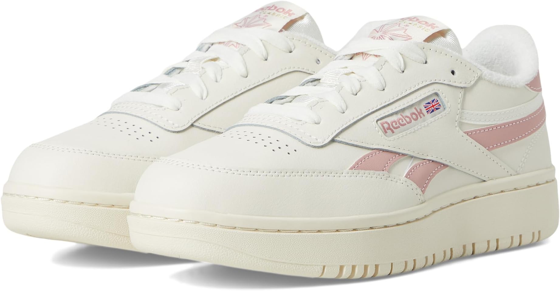 Кроссовки Reebok Lifestyle Women's Club C Double, цвет Chalk/Smokey Rose