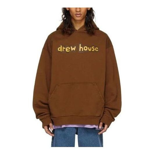 

Толстовка cartoon font hoodie 'brown' Drew House, коричневый