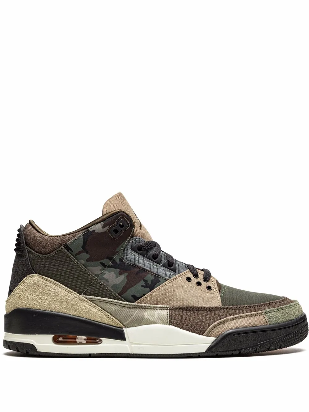 

Кроссовки Air 3 Patchwork Jordan, коричневый